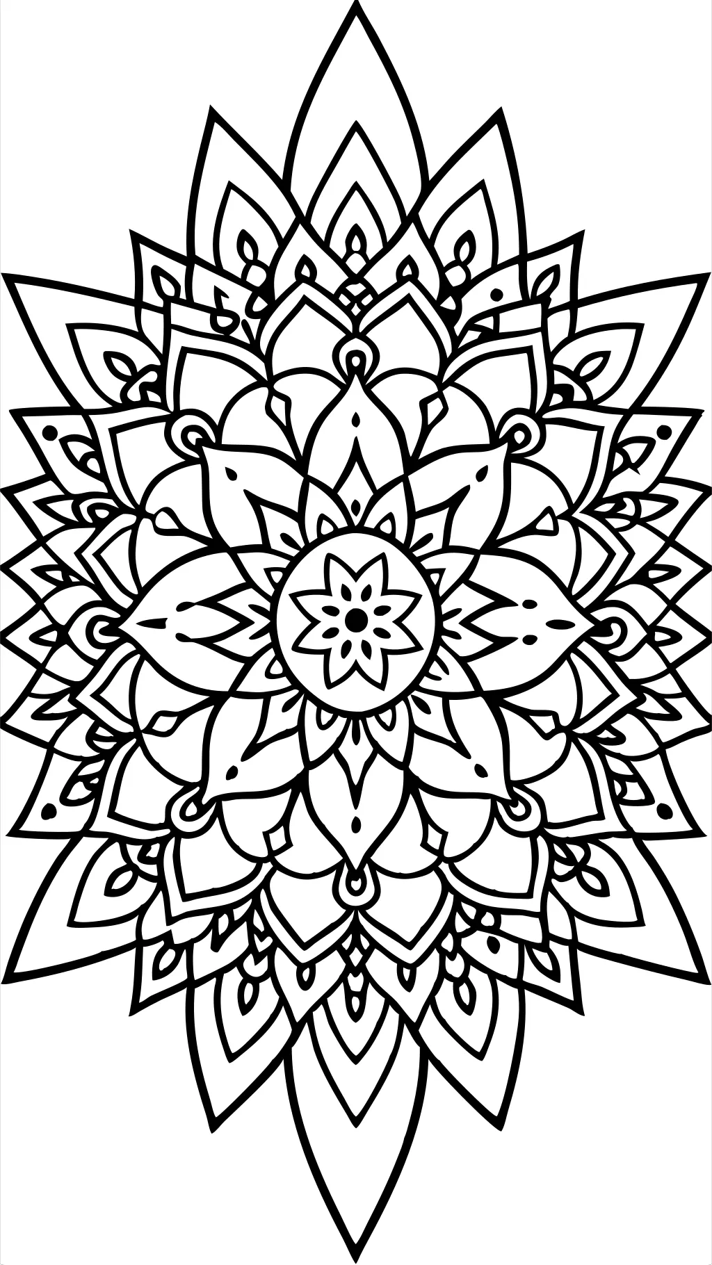 Páginas para colorear de Mandalas